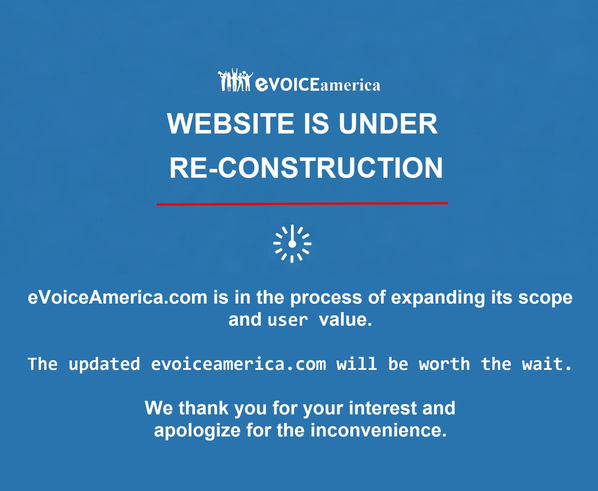 Under Maintenance Image